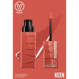 Maybelline New York Super Stay Vinyl Ink Жидкая губная помада виниловая, оттенок 125 - KEEN — фото 2