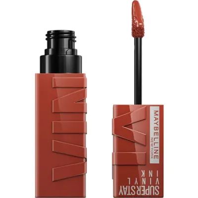 Maybelline New York Super Stay Vinyl Ink Жидкая губная помада виниловая, оттенок 130 - Extra