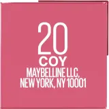 Maybelline New York Super Stay Vinyl Ink Жидкая губная помада виниловая, оттенок 20 - COY — фото 5