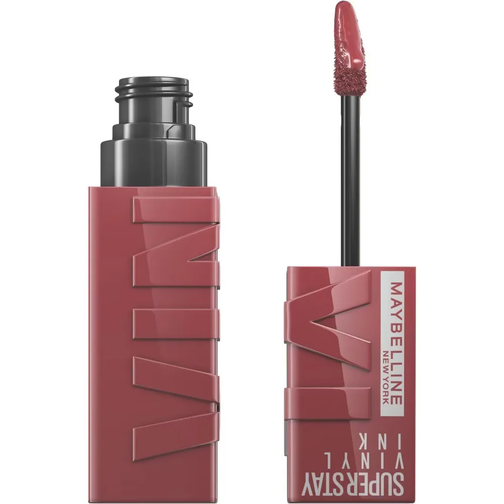Maybelline New York Super Stay Vinyl Ink Жидкая губная помада виниловая, оттенок 40 - WITTY
