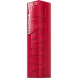 Maybelline New York Super Stay Vinyl Ink Жидкая губная помада виниловая, оттенок 50 - WICKED — фото 4