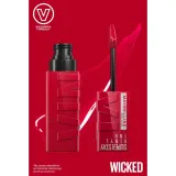 Maybelline New York Super Stay Vinyl Ink Жидкая губная помада виниловая, оттенок 50 - WICKED — фото 5
