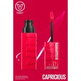 Maybelline New York Super Stay Vinyl Ink Жидкая губная помада виниловая, оттенок Nr. 45 - Capricious — фото 5