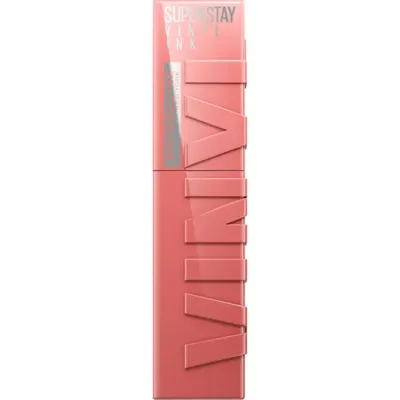 Maybelline New York Super Stay Vinyl Ink Жидкая губная помада виниловая, оттенок 100 - CHARMED