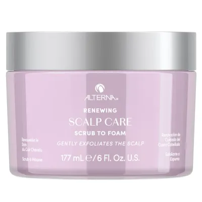 ALTERNA RENEWING SCALP CARE SCRUB TO FOAM - REBUILDING PEELING FOR SCALP, 177 мл