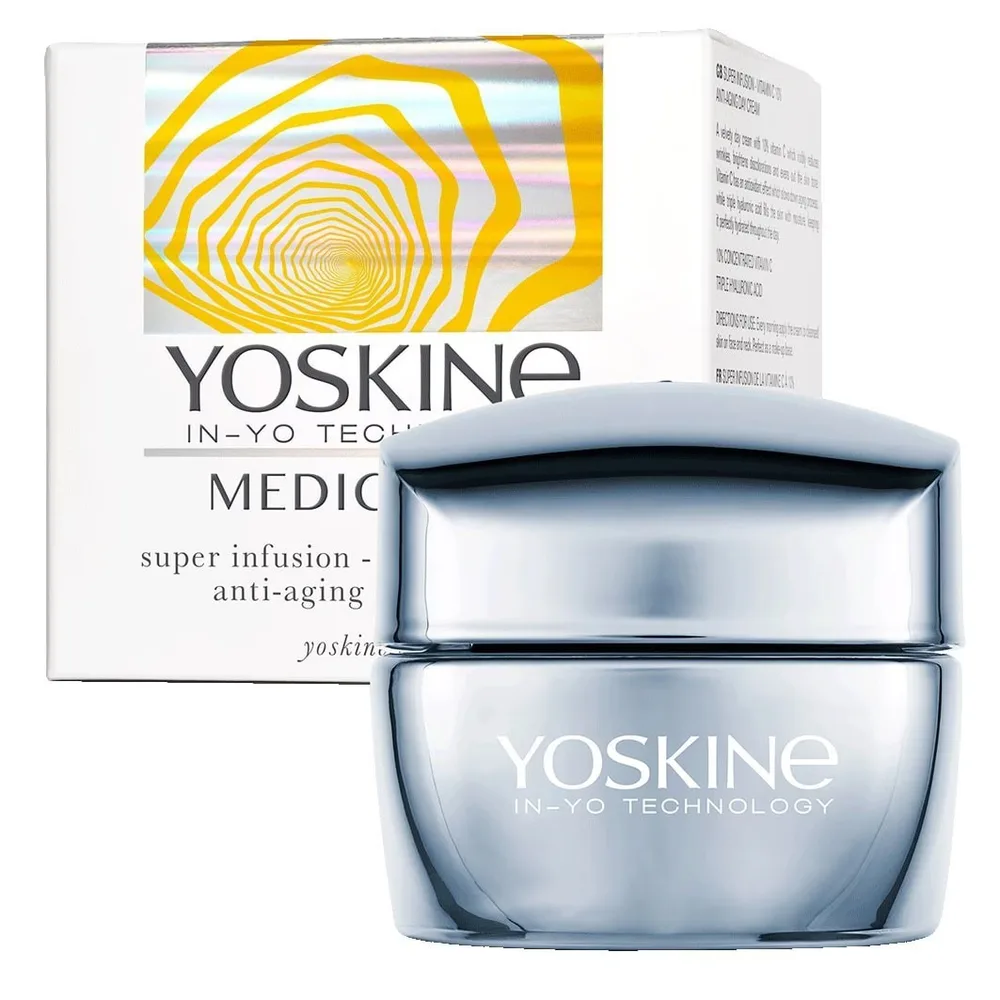 Yoskine Medical C. Super Infusion Vitamin C 10% Anti-Wrinkle Day Cream, 50 мл