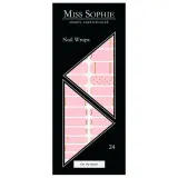 Miss Sophie's Oh My Gold! наклейки-плёнки для ногтей, розовые с золотыми акцентами, 1 шт — фото 1