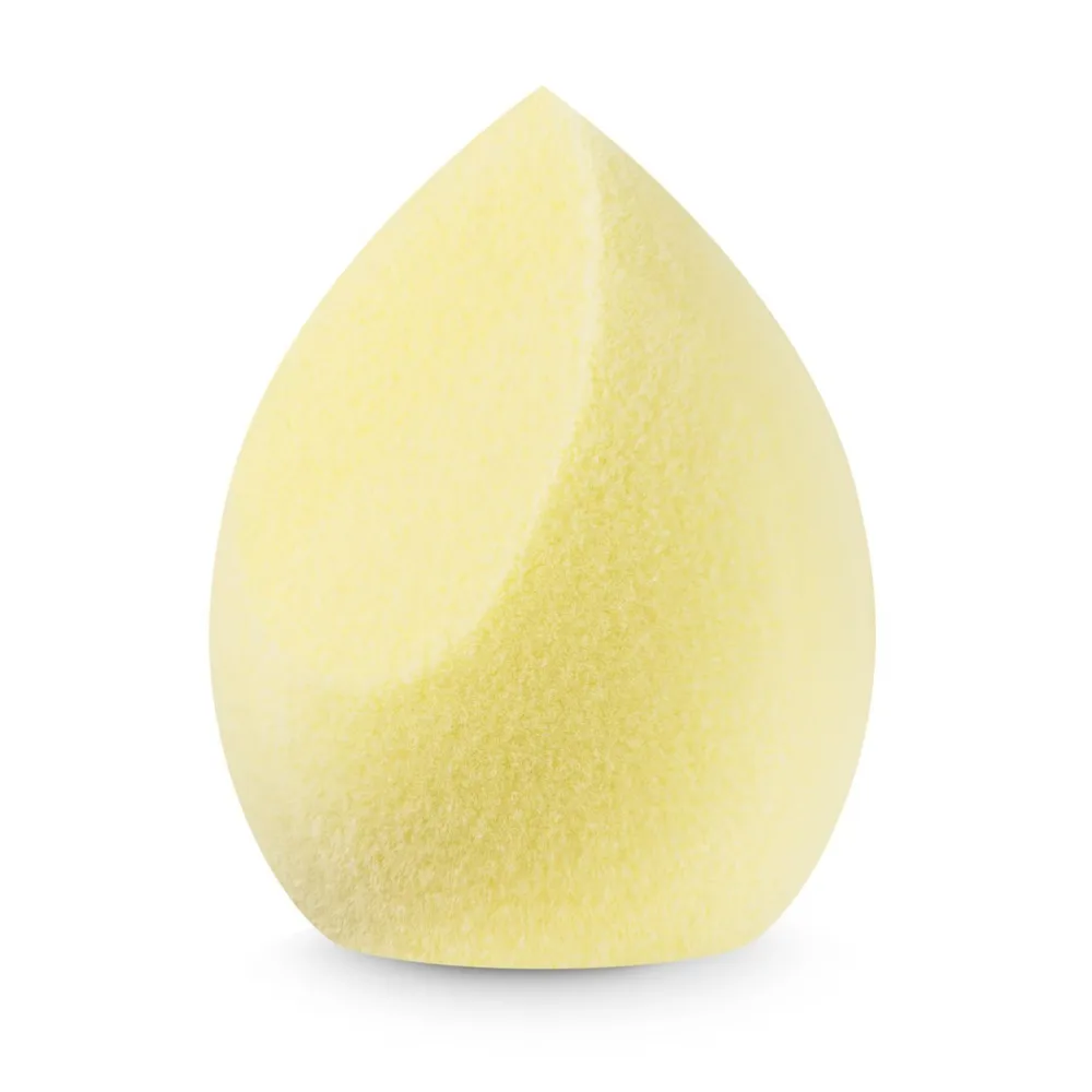 Boho Beauty Bohoblender Velvet Lemon спонж для макияжа из микрофибры со скошенным срезом, желтый, 1 шт