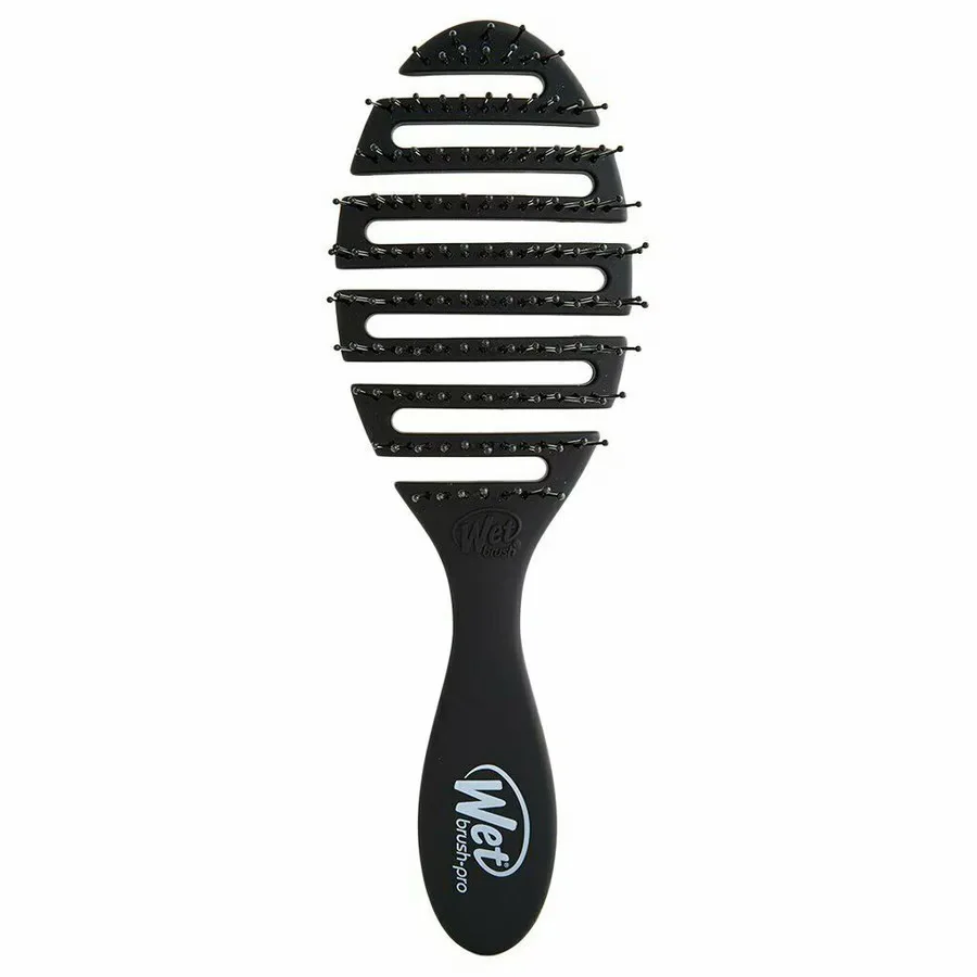 Wet Brush Flex Dry черная щетка для распутывания и сушки волос, 1 шт