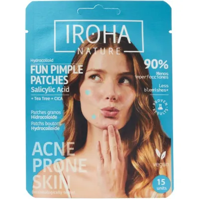 Iroha GRANOS FUN гидроколлоидные патчи для кожи с несовершенствами, сердечки и звёздочки, 1 шт