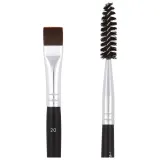 Anastasia Beverly Hills Brush 20 Кисть для бровей двусторонняя, плоский срез и спиральная щёточка, синтетический ворс, 1 шт — фото 2