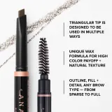 Карандаш для бровей Anastasia Beverly Hills Brow Definer, оттенок Chocolate — фото 4