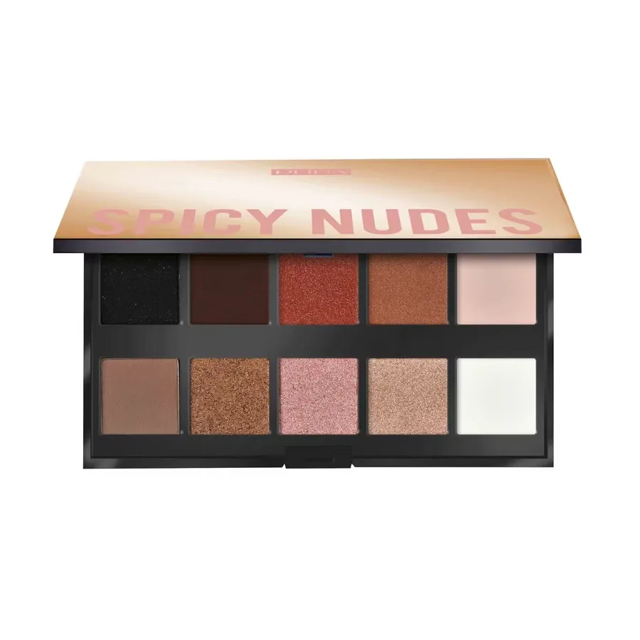 PUPA Milano Makeup Stories Bright Violet Палетка теней для век, оттенок 1 - SPICY NUDES