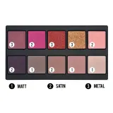 PUPA Milano Makeup Stories Bright Violet Палетка теней для век, оттенок 3 - BRIGHT VIOLET — фото 2