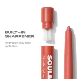 Morphe Soulmatte Filling Gel Lip Liner гелевый матовый карандаш для губ, 0,21 г, оттенок FIRST KISS — фото 5