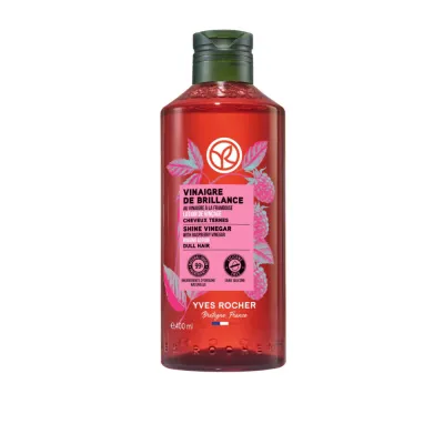 Курс для волос Yves Rocher PLUKANKA Z OCTEM MALINOWYM PRZYWRACAJACA BLASK, 400 мл