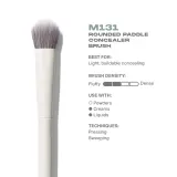 Morphe M131 кисть для консилера Rounded Paddle Concealer Brush с закругленным краем, 1 шт — фото 3