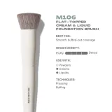 Кисть для теней Morphe M106 FLAT-TOPPED FOUNDATION BRUSH, 1 шт — фото 2