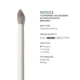 Кисть для теней Morphe M331 TAPERED BLENDER EYESHADOW BRUSH, 1 шт — фото 7
