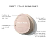 Morphe Cloud Cushion Mini Puff Trio Nude набор мини-пуховок для макияжа, 3 шт — фото 4