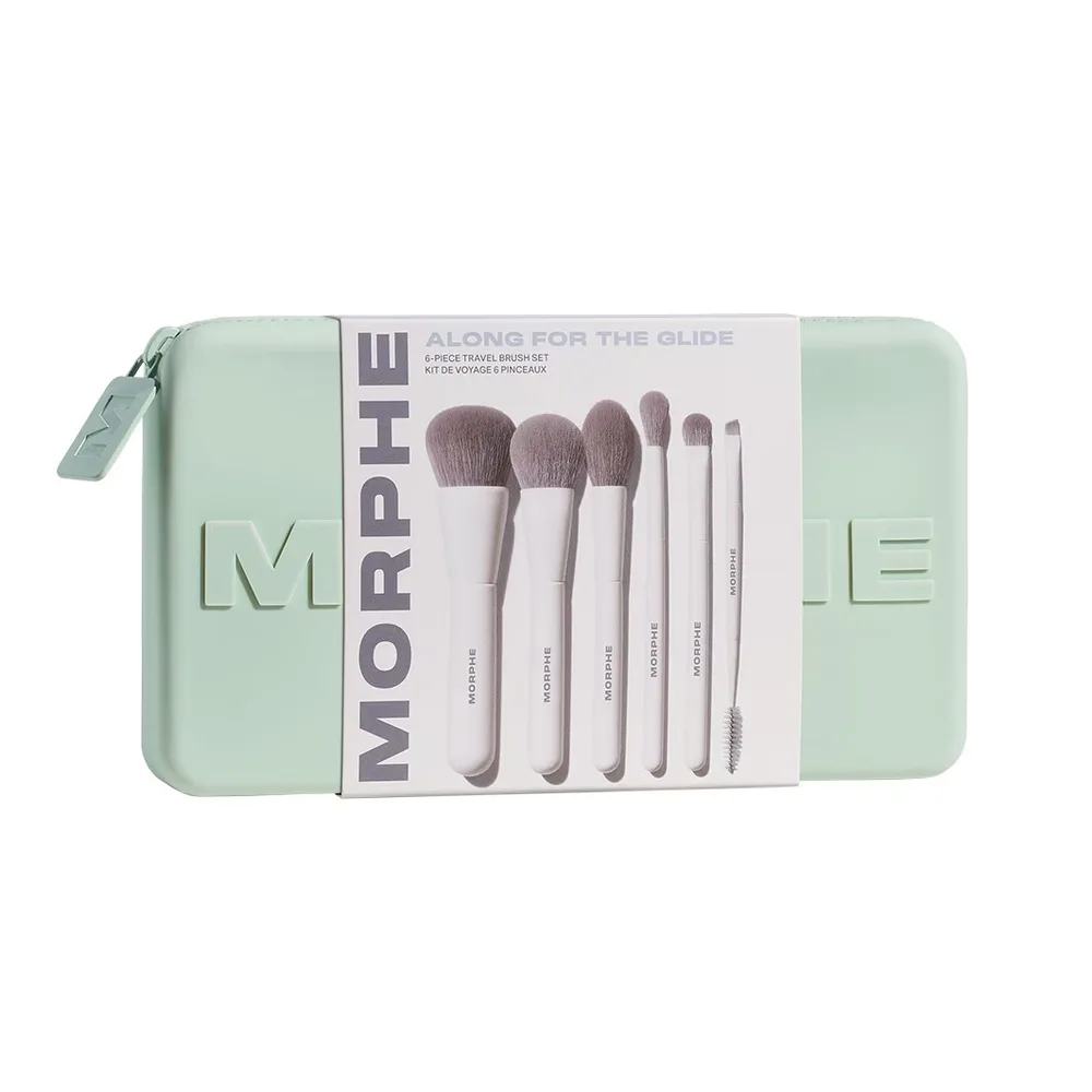 Набор кистей Morphe ALONG FOR THE GLIDE 6-PIECE TRAVEL BRUSH SET, 1 шт