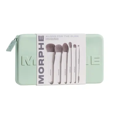 Набор кистей Morphe ALONG FOR THE GLIDE 6-PIECE TRAVEL BRUSH SET, 1 шт