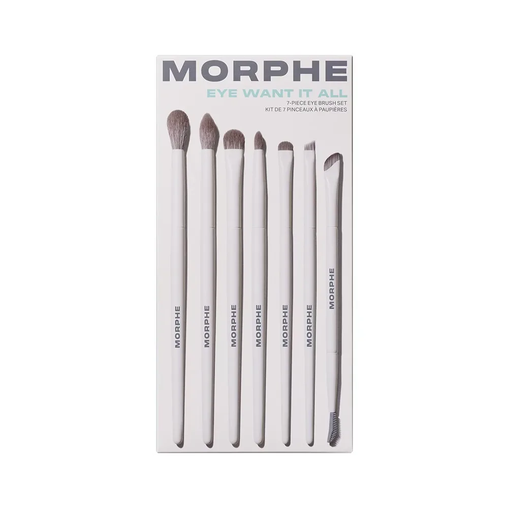 Набор кистей Morphe EYE WANT IT ALL 7-PIECE EYE BRUSH SET, 1 шт