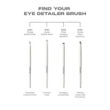 Morphe M363 Angled Eyeliner Brush кисть для подводки скошенная, 1 шт — фото 3