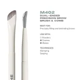 Morphe M402 Dual-Ended Precision Brow Brush and Comb двусторонняя кисть-расческа для бровей, 1 шт — фото 4