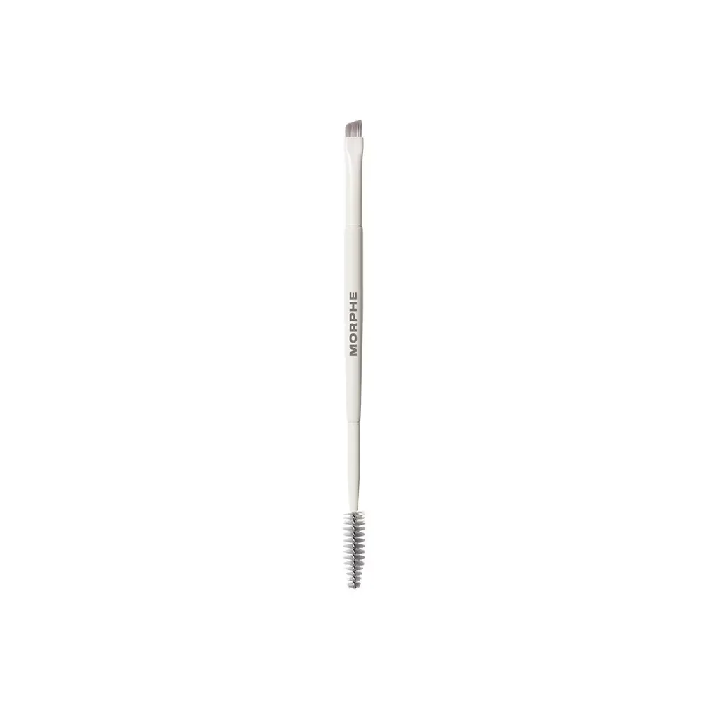Morphe M401 Dual-Ended Angled Brow Brush and Spoolie двусторонняя кисть для бровей со щеточкой, 1 шт