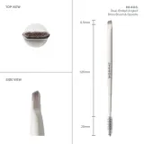 Morphe M401 Dual-Ended Angled Brow Brush and Spoolie двусторонняя кисть для бровей со щеточкой, 1 шт — фото 4