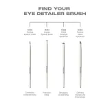 Кисть для теней Morphe M383 POINTED DETAIL EYE BRUSH, 1 шт — фото 3