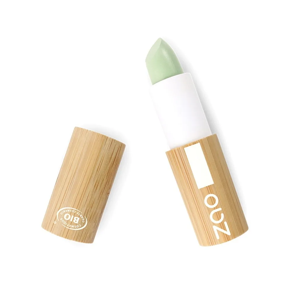 Корректор Zao Bamboo Concealer Stick, оттенок 499 - GREEN ANTI RED PATCHES