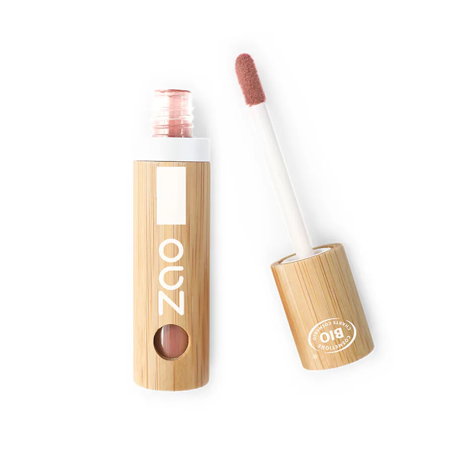 Губная помада в стике Zao Bamboo Lip'Ink, оттенок 445 - NUDE PINK