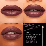 MAC MACximal Silky Matte Помада для губ матовая, оттенок 95 - SMOKED PURPLE — фото 4