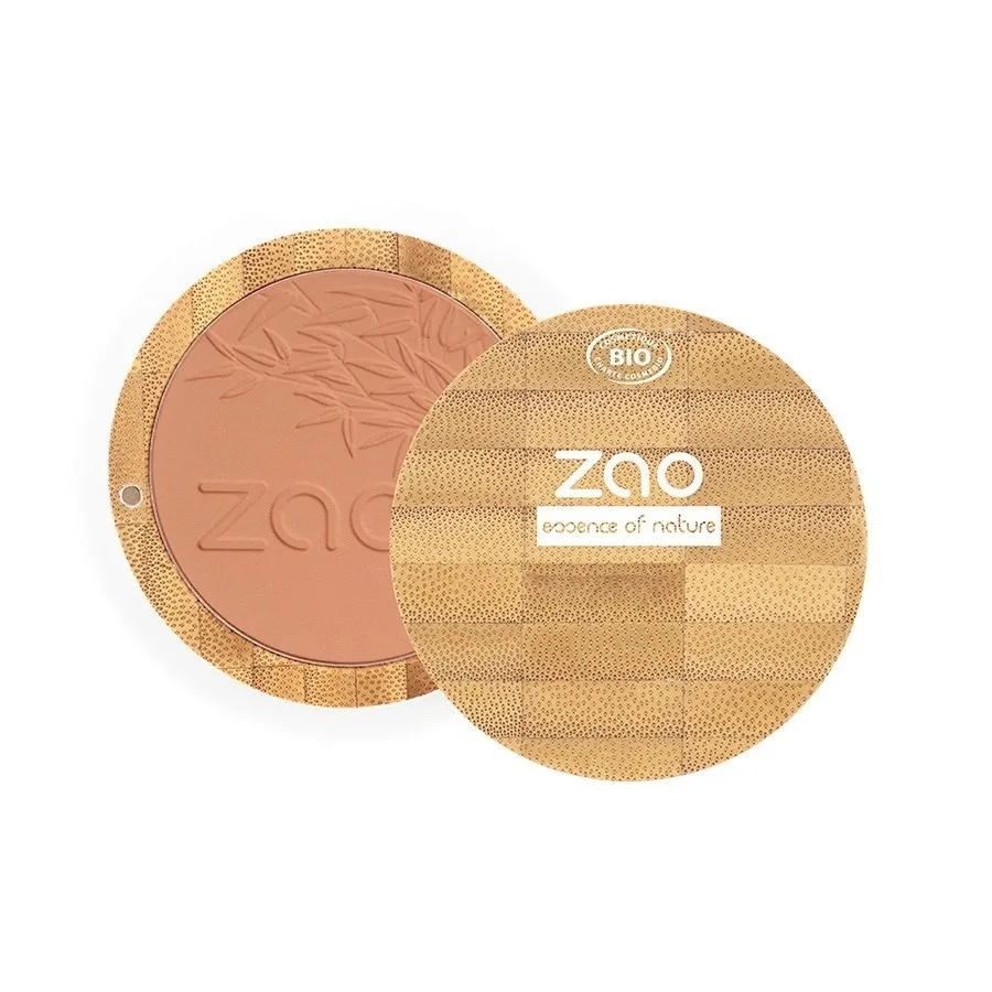 Румяна: Роза Zao Bamboo Compact Blush, оттенок 324 - BRICK RED. SALE
