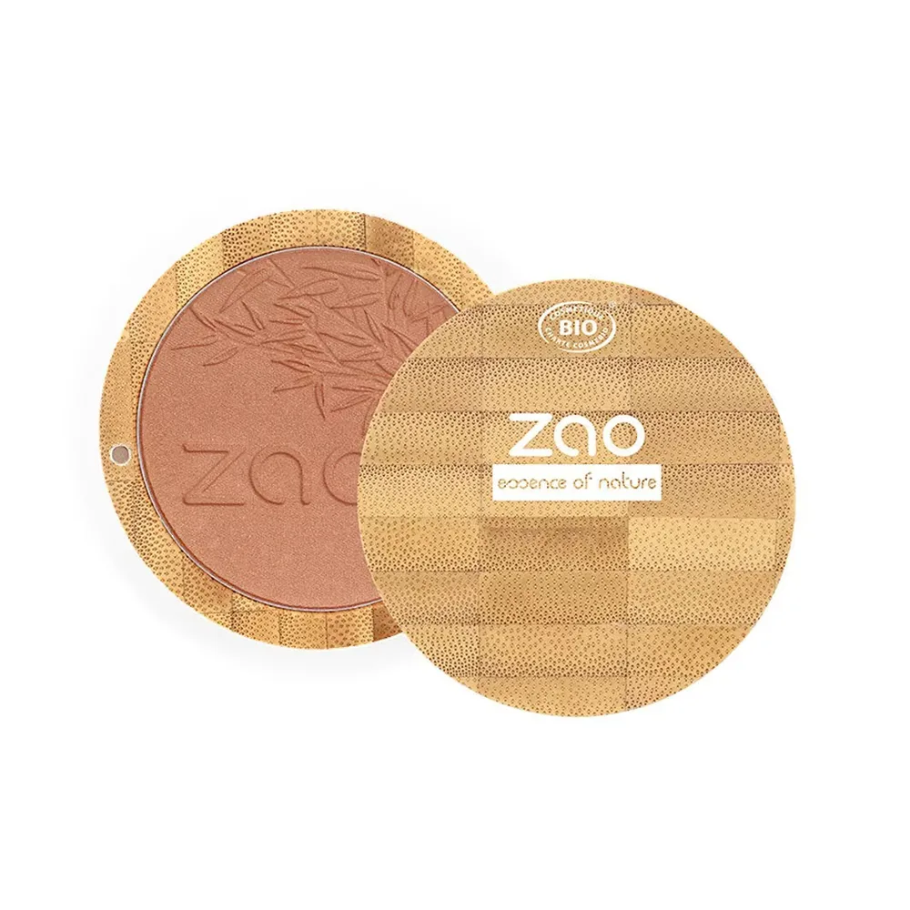 Румяна: Роза Zao Bamboo Compact Blush, оттенок 325 - GOLDEN CORAL