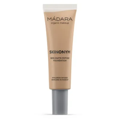 Тональный крем MÁDARA Skinonym Polmatowy podklad peptydowy, оттенок 55 - CLAY