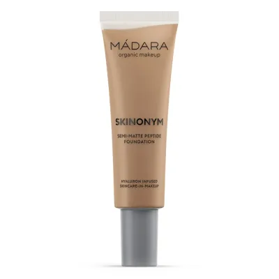 Тональный крем MÁDARA Skinonym Polmatowy podklad peptydowy, оттенок 60 - OLIVE