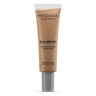 Тональный крем MÁDARA Skinonym Polmatowy podklad peptydowy, оттенок 70 - CARAMEL