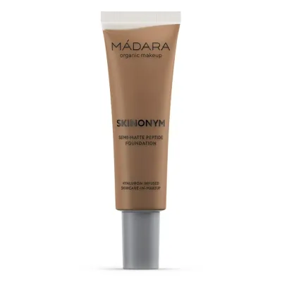 Тональный крем MÁDARA Skinonym Polmatowy podklad peptydowy, оттенок 80 - FUDGE