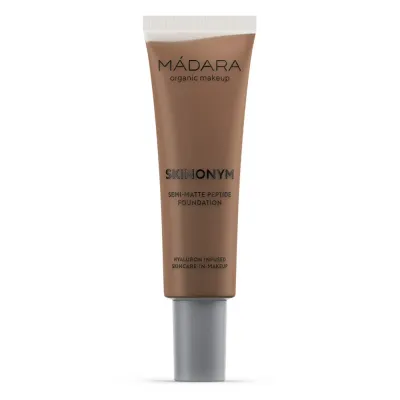 Тональный крем MÁDARA Skinonym Polmatowy podklad peptydowy, оттенок 90 - CHESNUT
