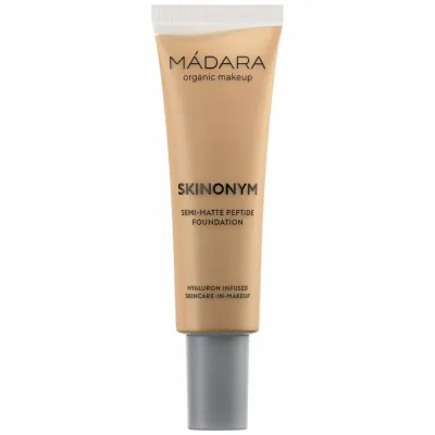 Тональный крем MÁDARA Skinonym Polmatowy podklad peptydowy, оттенок Nr. 50 - Golden Sand