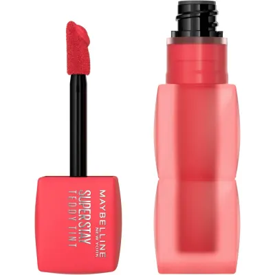 Maybelline New York, Super Stay Teddy Tint 25, liquid lipstick, 5 мл, оттенок 35 - JULY FOREVER