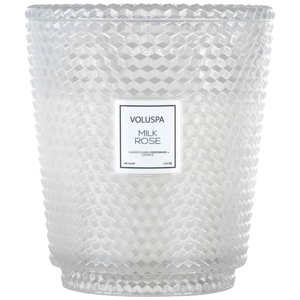 VOLUSPA Hearth Свеча ароматическая на 5 фитилей, оттенок Milk Rose - Marshmallow Milk
