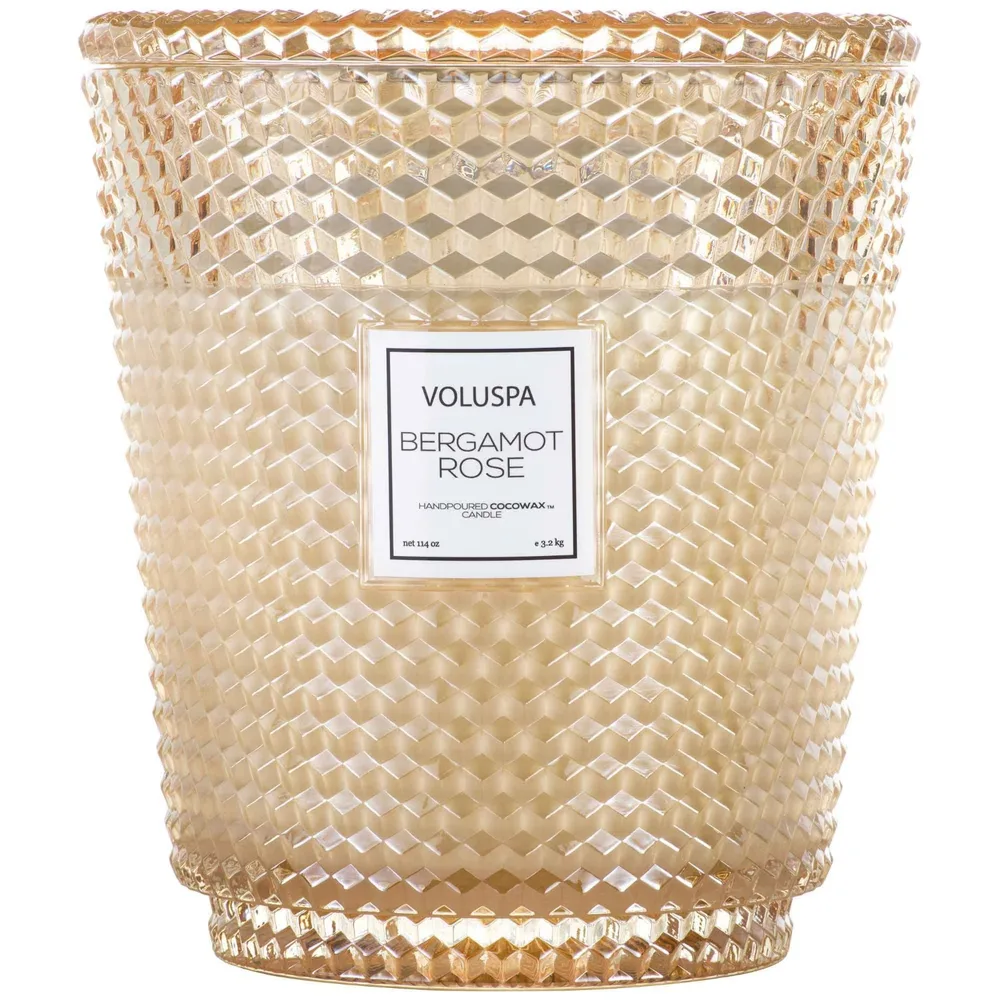 VOLUSPA Hearth Свеча ароматическая на 5 фитилей, оттенок Bergamot Rose - Orange Flower