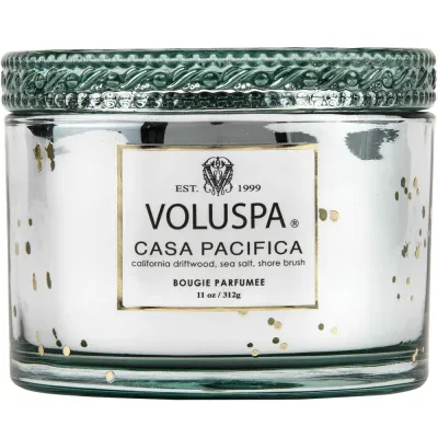 VOLUSPA Corta Maison Свеча ароматическая Бурбон-ваниль, в коробке, 1 шт, оттенок Casa Pacifica - Driftwood