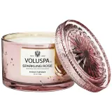 VOLUSPA Corta Maison Свеча ароматическая Бурбон-ваниль, в коробке, 1 шт, оттенок Boxed Sпарkling Rose — фото 2