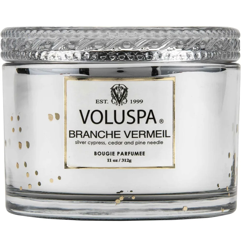 VOLUSPA Corta Maison Свеча ароматическая Бурбон-ваниль, в коробке, 1 шт, оттенок Branche Vermeil - Pine Needle