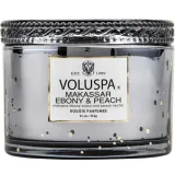 VOLUSPA Corta Maison Свеча ароматическая Бурбон-ваниль, в коробке, 1 шт, оттенок Makassar Ebony & Peach — фото 1